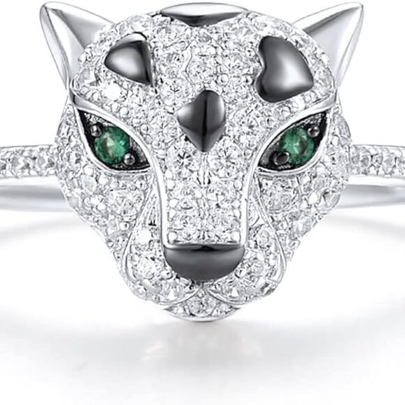 Neiman Marcus 925 Sterling Silver Leopard Ring - Picture 4 of 4